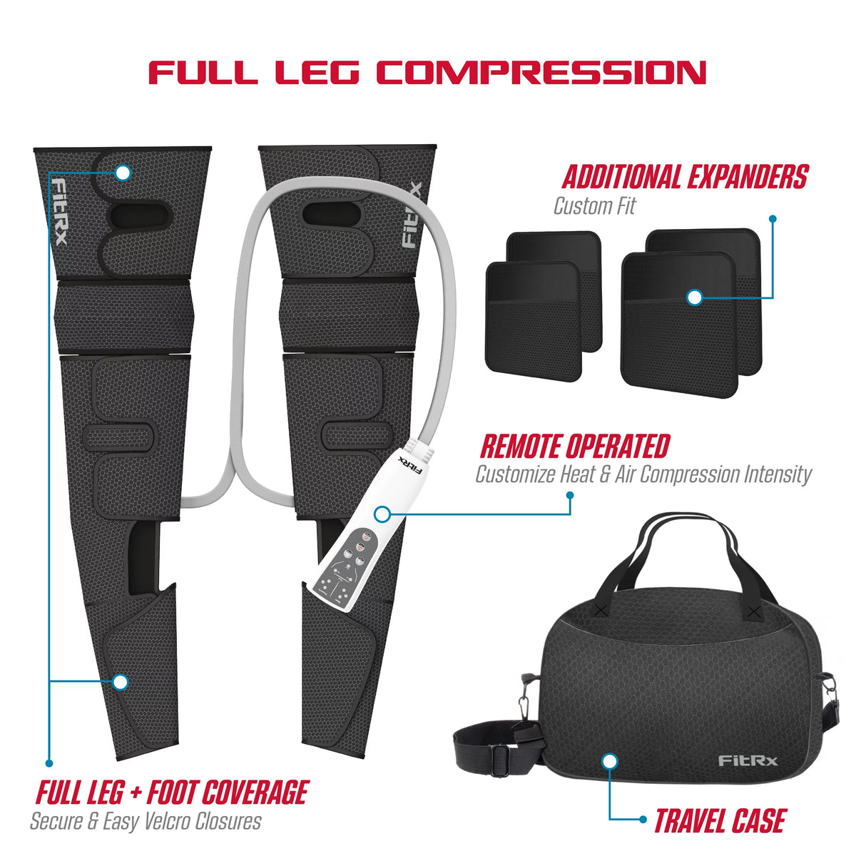 Heated Compression Leg and Foot Massager O458