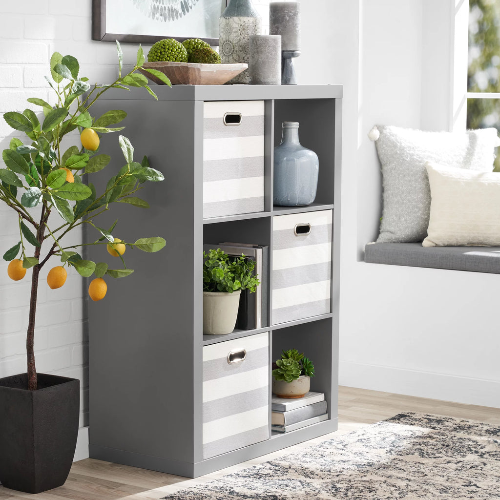 6-Cube Storage Organizer Textured White R897053