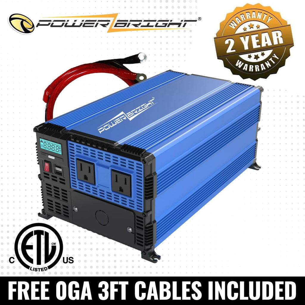 1100 Watts 12V to 110V Modified Sine Wave Power Inverter G918103