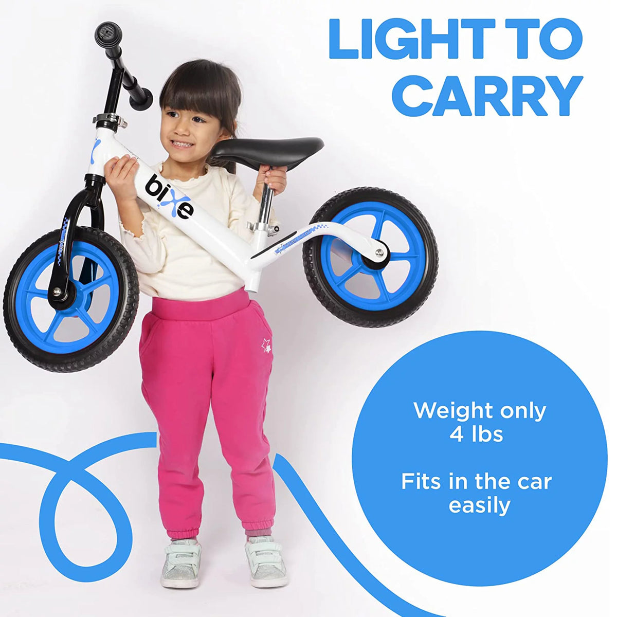 Aluminum Toddler Balance Bike Lightweight 12” No-Pedal Purple X5627