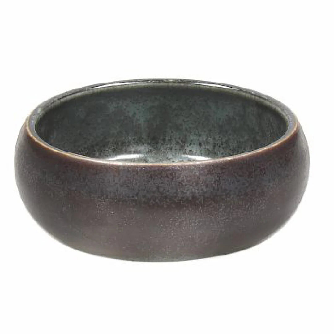 Bronze Grey Teal Bowl 17cm Y45249