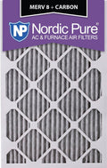 16x20x1 MERV 8 Pleated Carbon Air Filters 6 Pack J888
