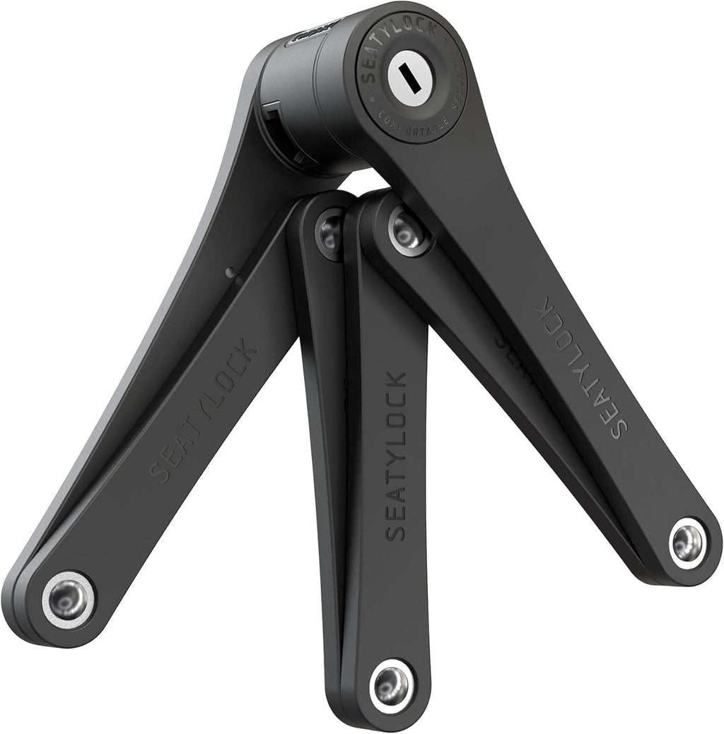 Compact Folding Bike Lock with Keys and Case Q6128
