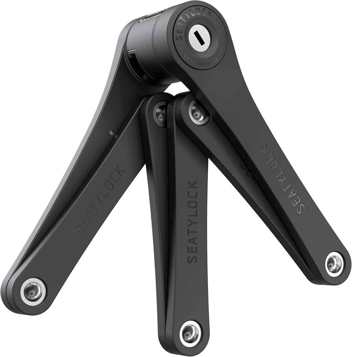 Compact Folding Bike Lock with Keys and Case Q6128