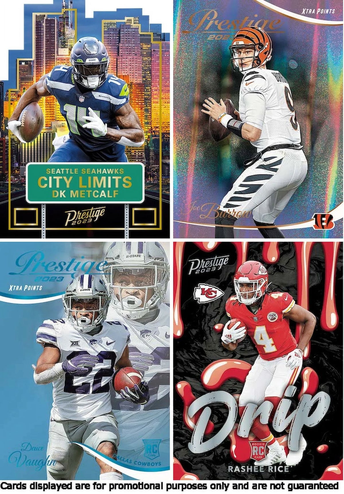 NFL Football Trading Cards Mega Box K804080
