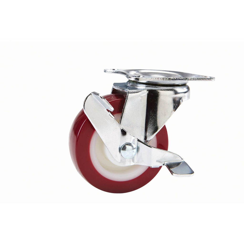 3 in. Polyurethane Swivel Caster with Brake E42894