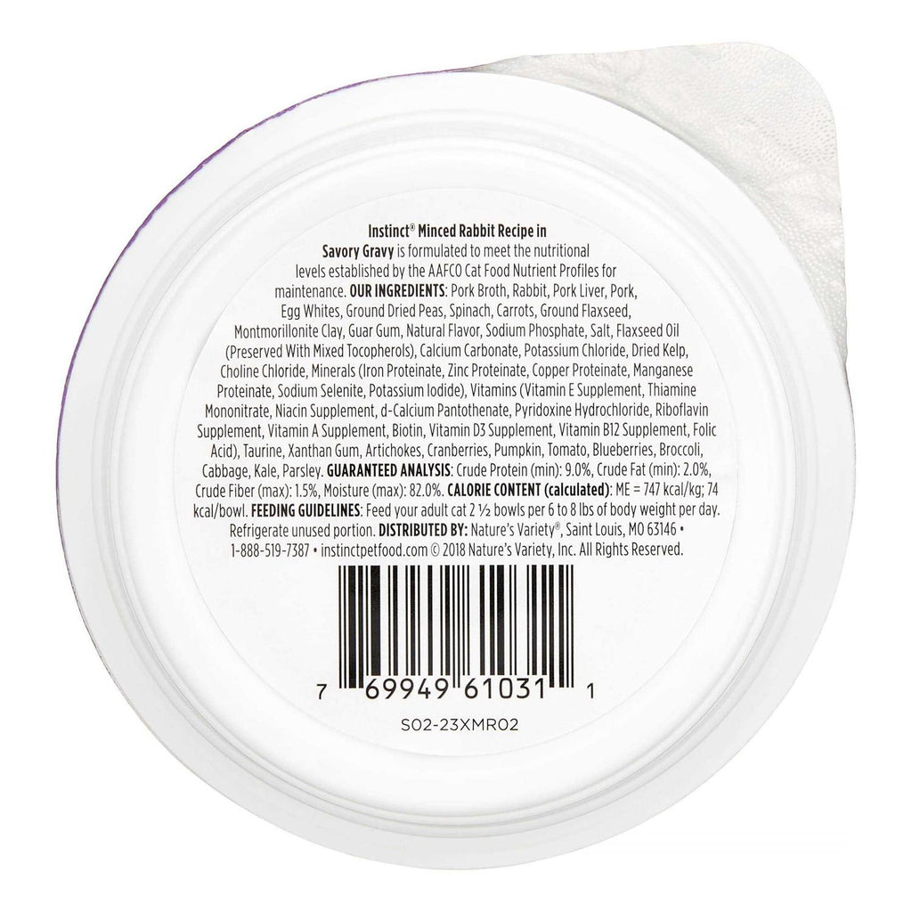 Grain-Free Minced Recipe Wet Cat Food Cups G700023