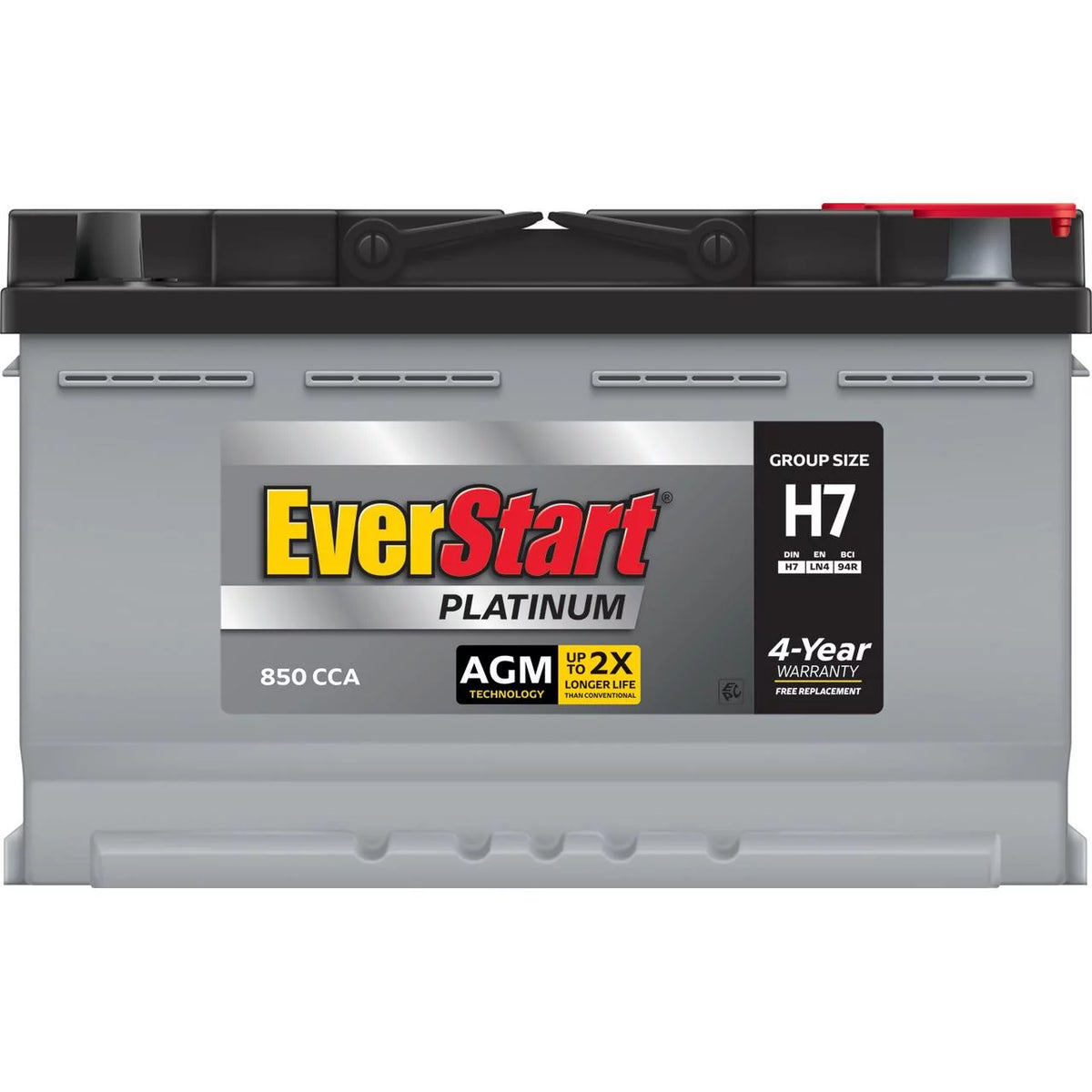 AGM Automotive Battery Group Size H7 12 Volt 800 CCA E953