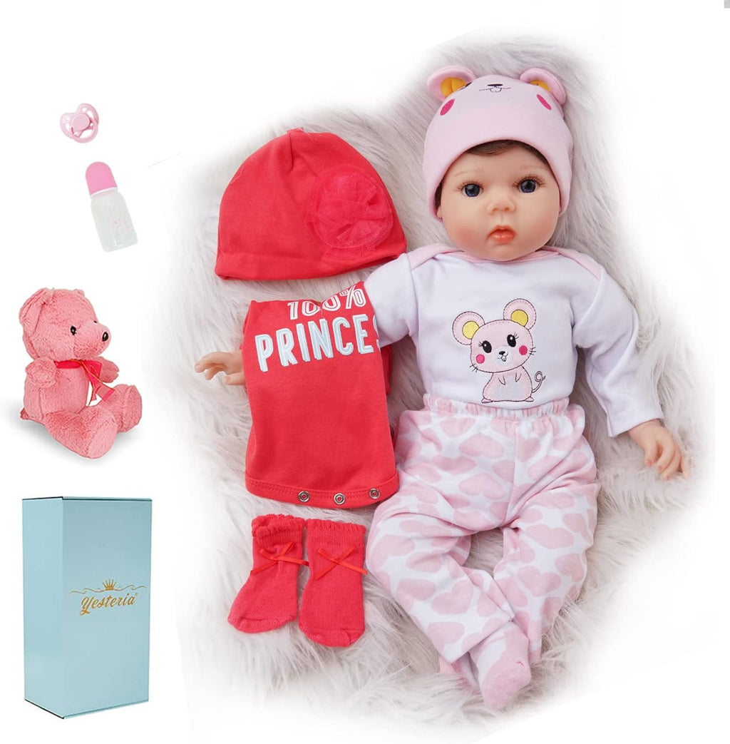 22 Inch Realistic Silicone Reborn Baby Doll V753971