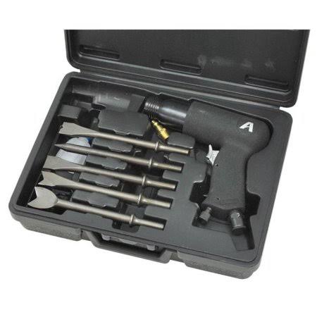 Industrial Air Hammer Kit with Case 9-Piece G63053