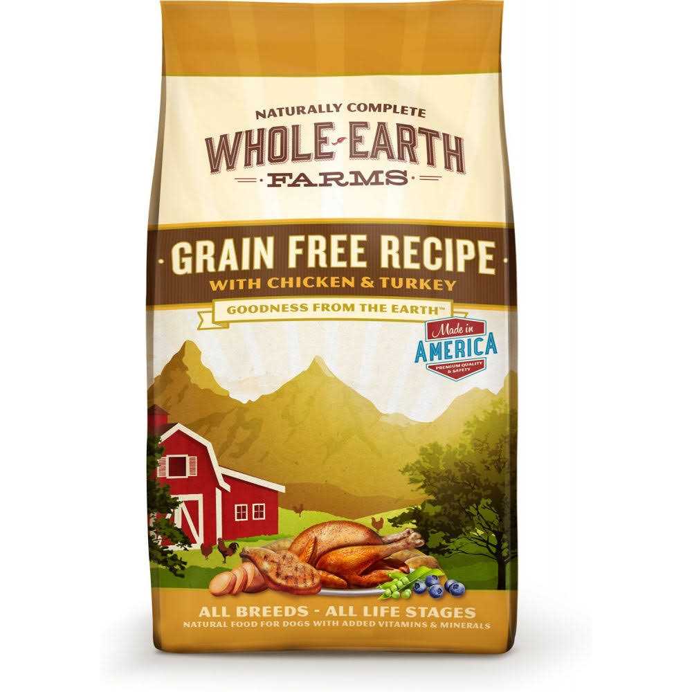 Grain Free Chicken Turkey Recipe Dry Dog Food U861