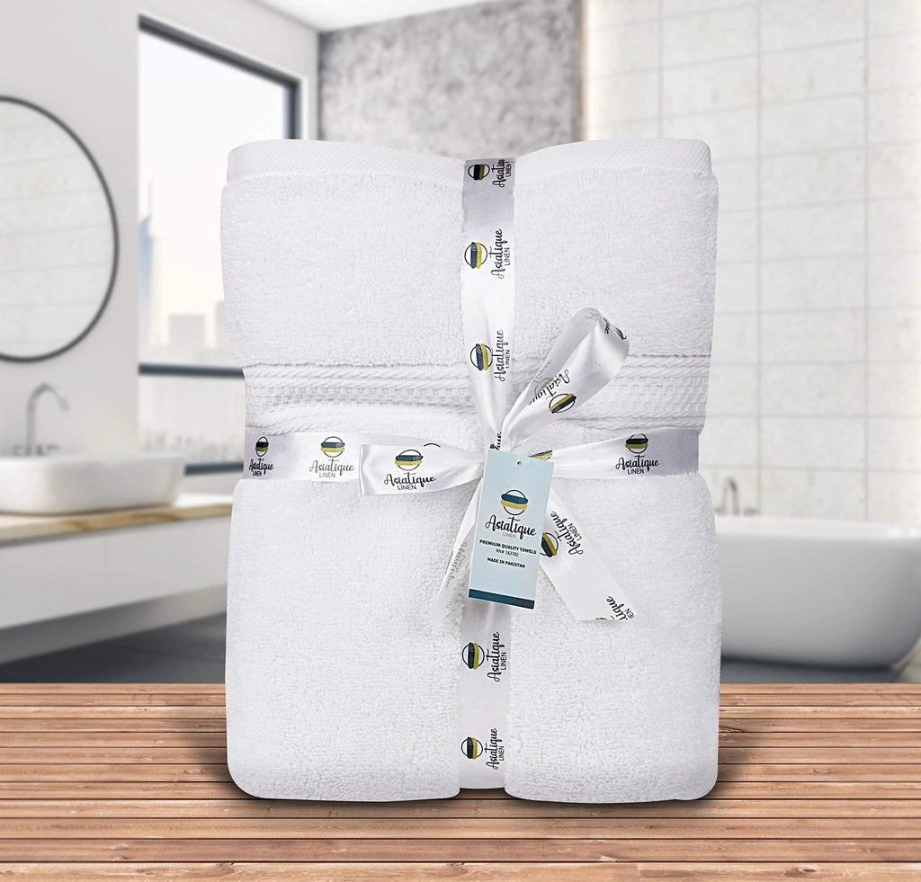 8 Piece Beige 650 GSM 100% Cotton Bath Towels Set W593