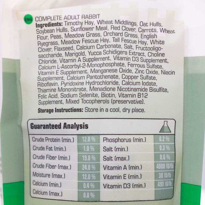 Complete Adult Rabbit Food V9231