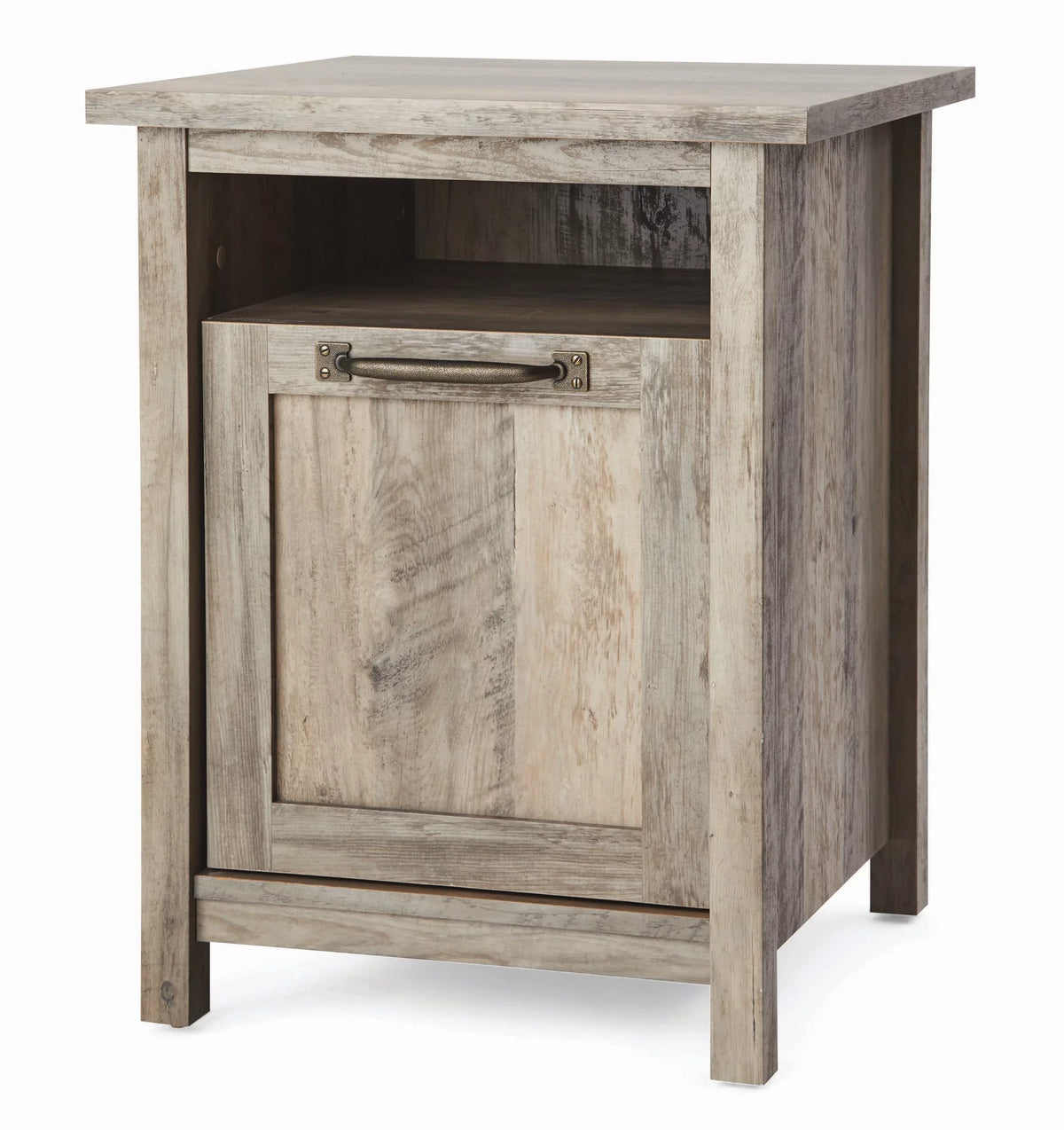 Rustic White Finish Nightstand N857547