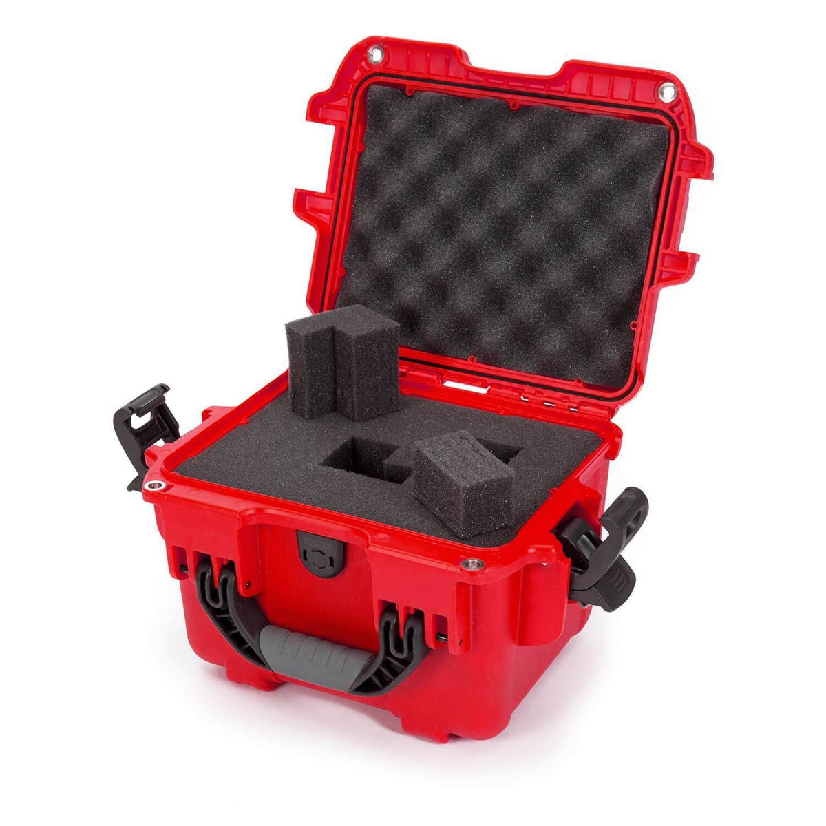 Red Waterproof Hard Case with Cubed Foam X36281