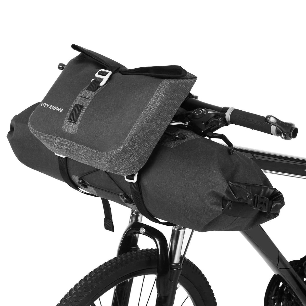 Waterproof 2 in 1 Cycling Handlebar Bag Set Large Capacity Y3645