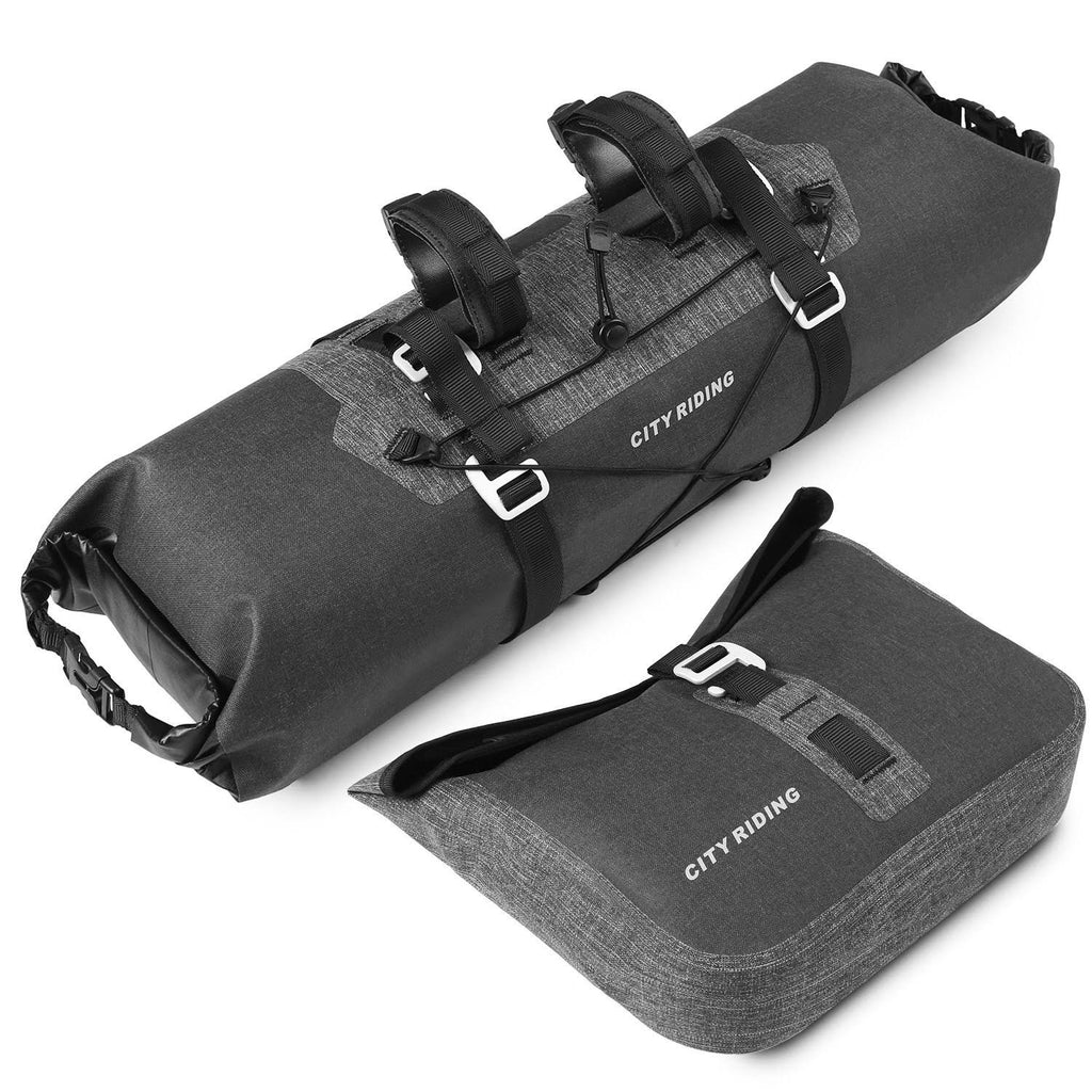 Waterproof 2 in 1 Cycling Handlebar Bag Set Large Capacity Y3645