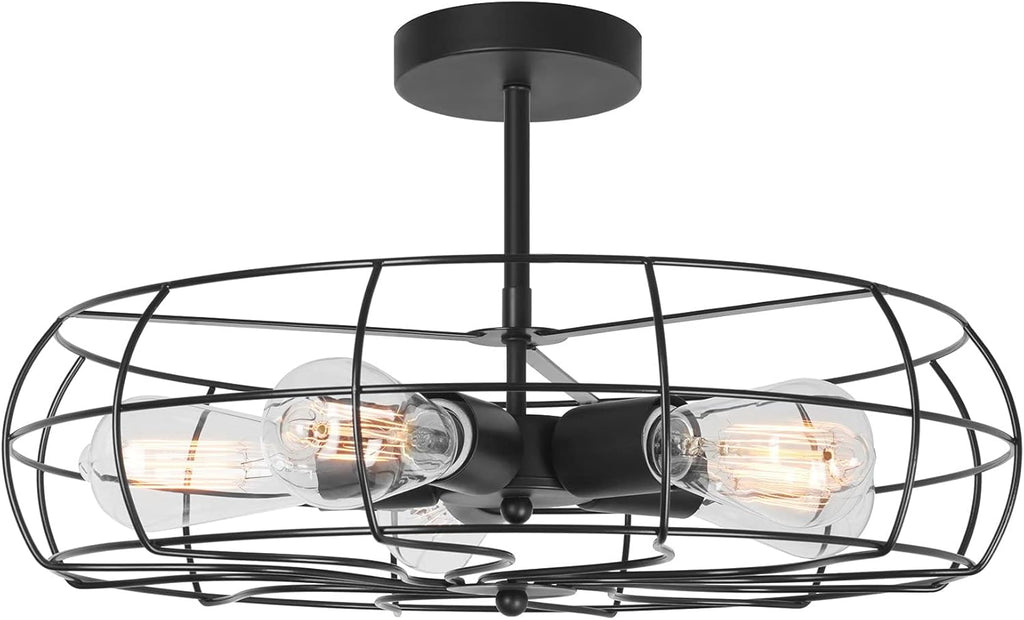 5-Light Semi-Flush Mount Ceiling Light D209791