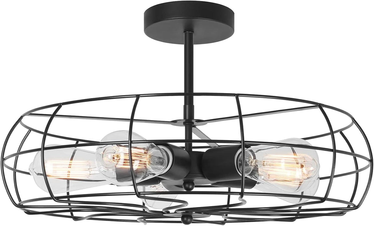 5-Light Semi-Flush Mount Ceiling Light D209791