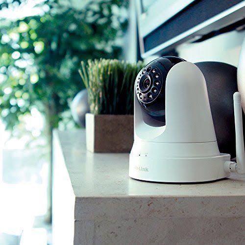 Pan Tilt Wi-Fi Camera White L762741