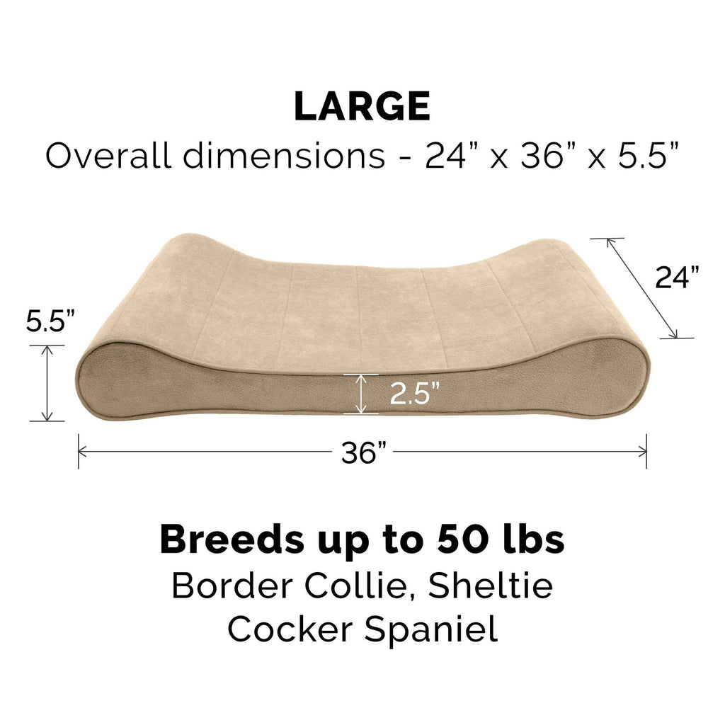 Memory Foam Microvelvet Pet Bed D6999