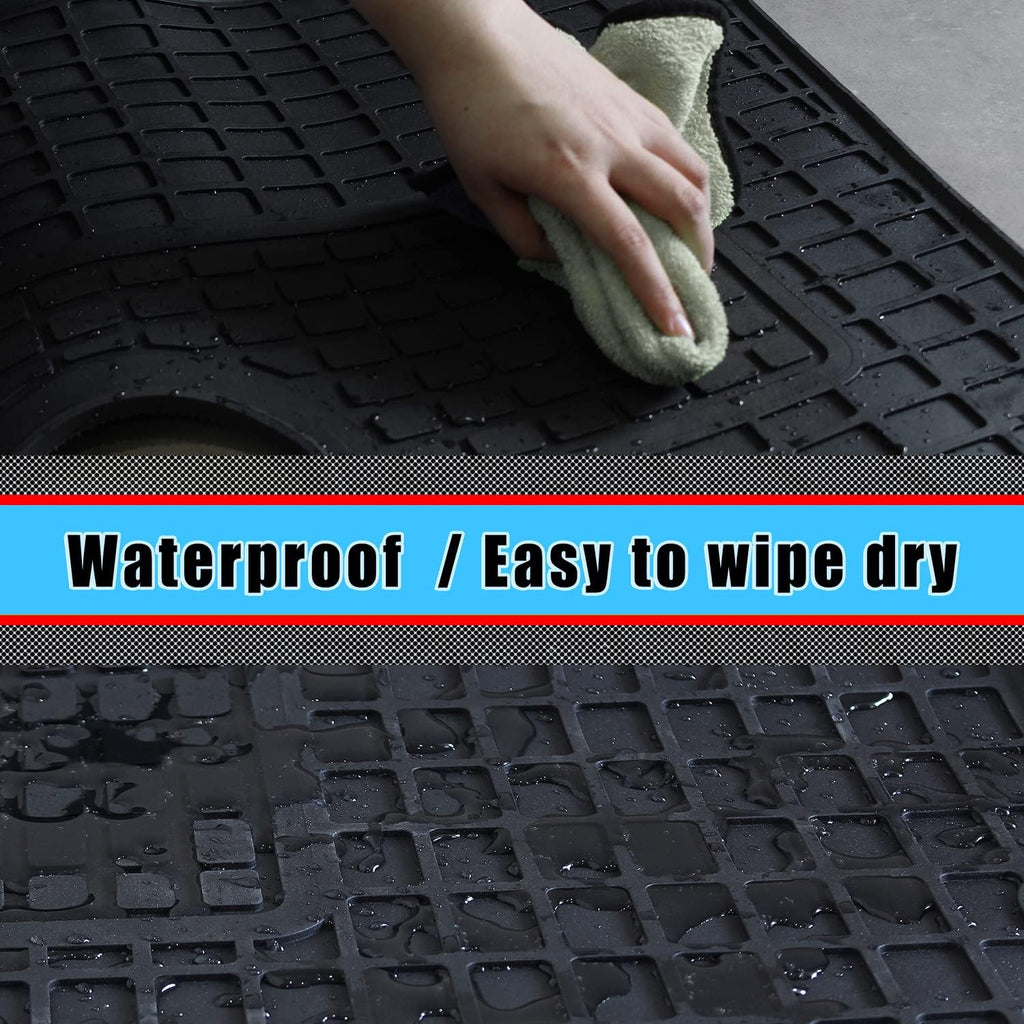 All-Weather Rubber Truck Floor Mats Cargo Liners 3PCS Set A50583