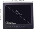 9.7 CCTV Monitor IPS HD LCD Screen 1024x768 with VGA HDMI AV BNC USB Ports Built-in Speaker Q384
