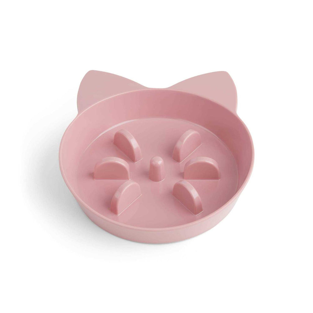 Mauve Slow Feeder Cat Bowl N43627