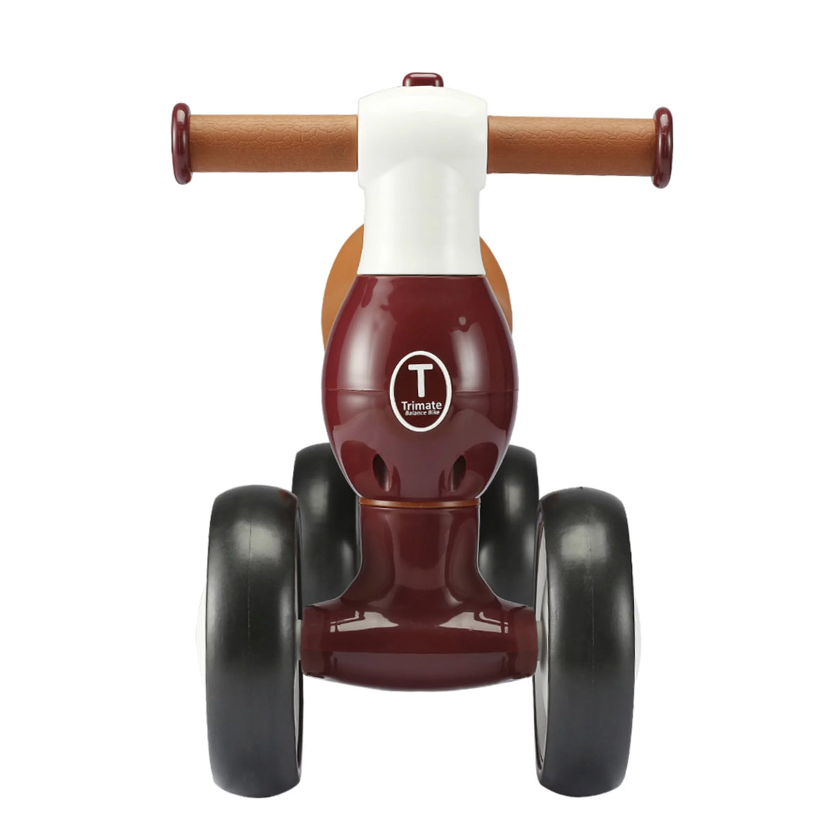 Wine Red 4 Wheels Baby Walker Balance Bike G1538