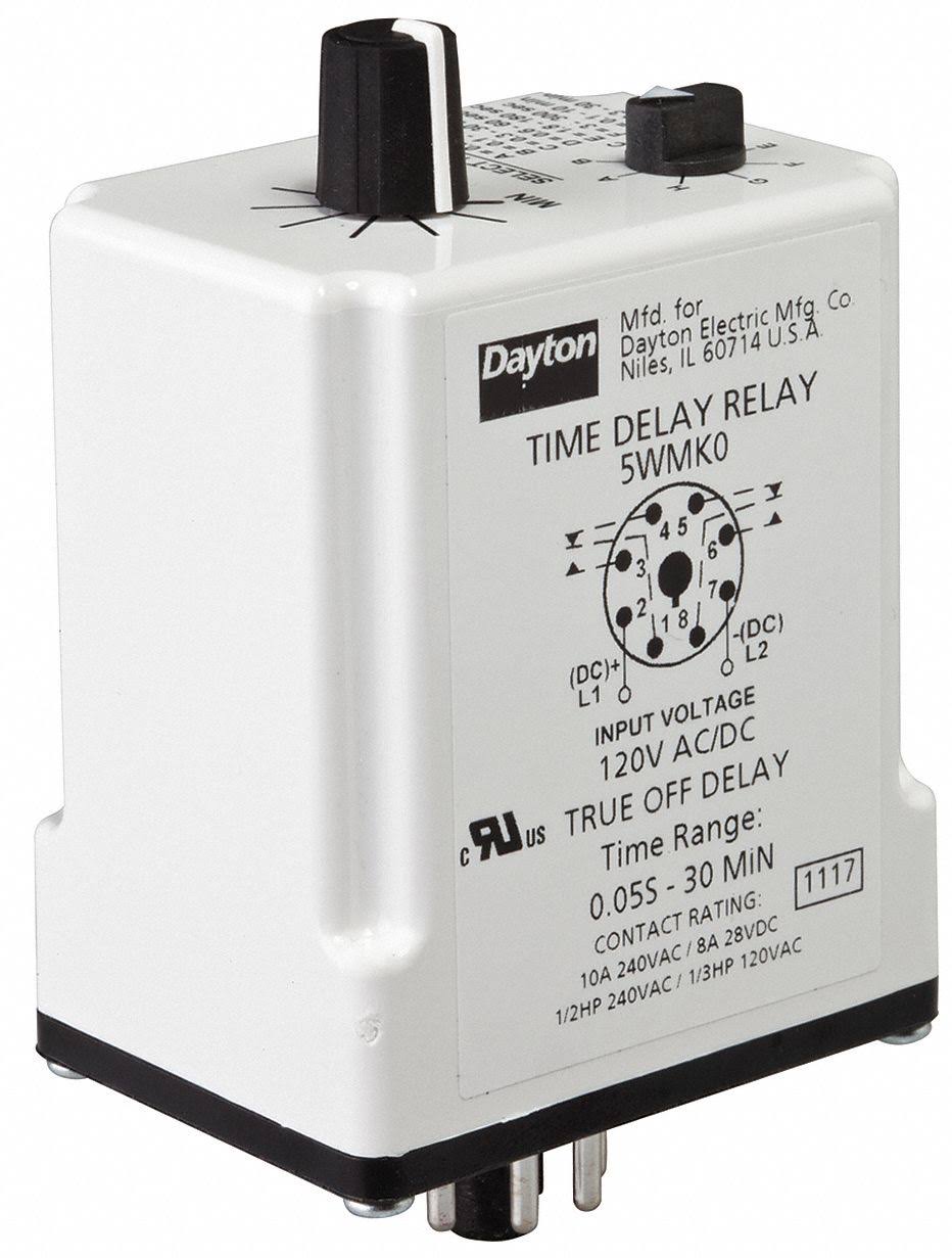 Time Delay Relay 24VAC/DC 10A DPDT M858222