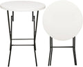 White 4FT Adjustable Folding Plastic Table X95570