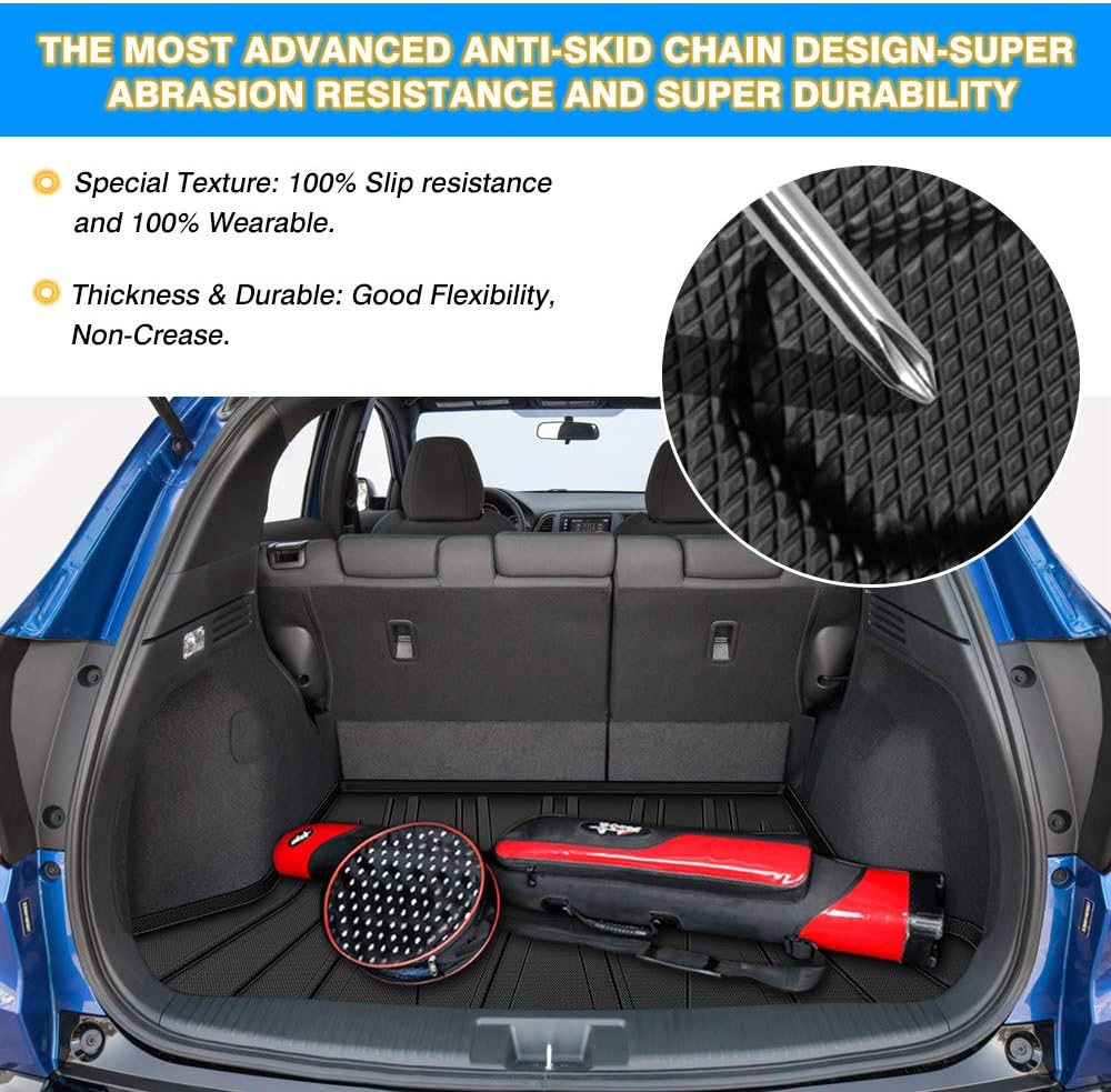 Custom Fit Cargo Mat for Honda HRV 2016-2022 Black E1636