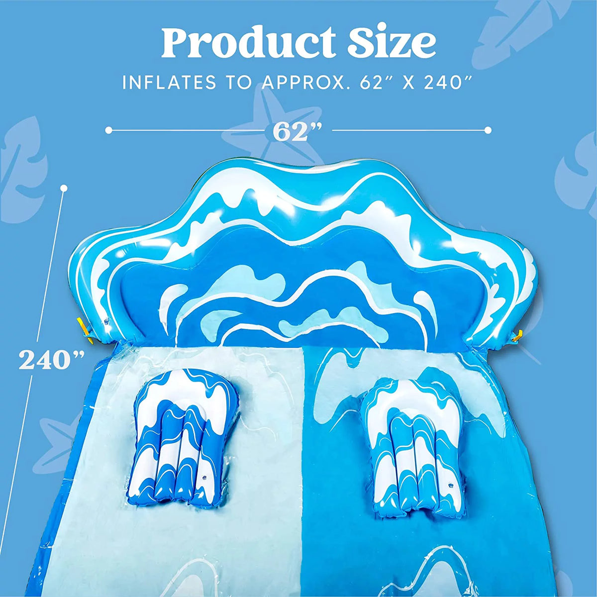 20ft Slip and Slide with 2 Boogie Boards and 2 Racing Lanes Y3643