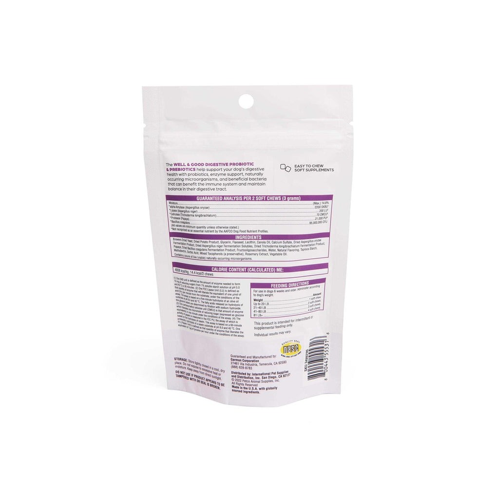 Digestive Enzymes with Probiotics Soft Dog Chews H82058