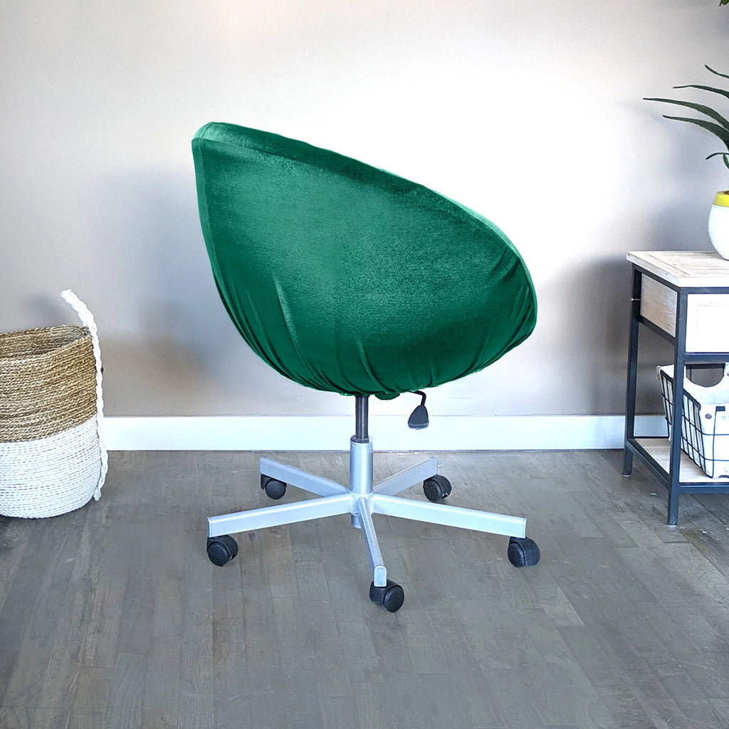 Velvet Green Chair Slip Cover Q809106