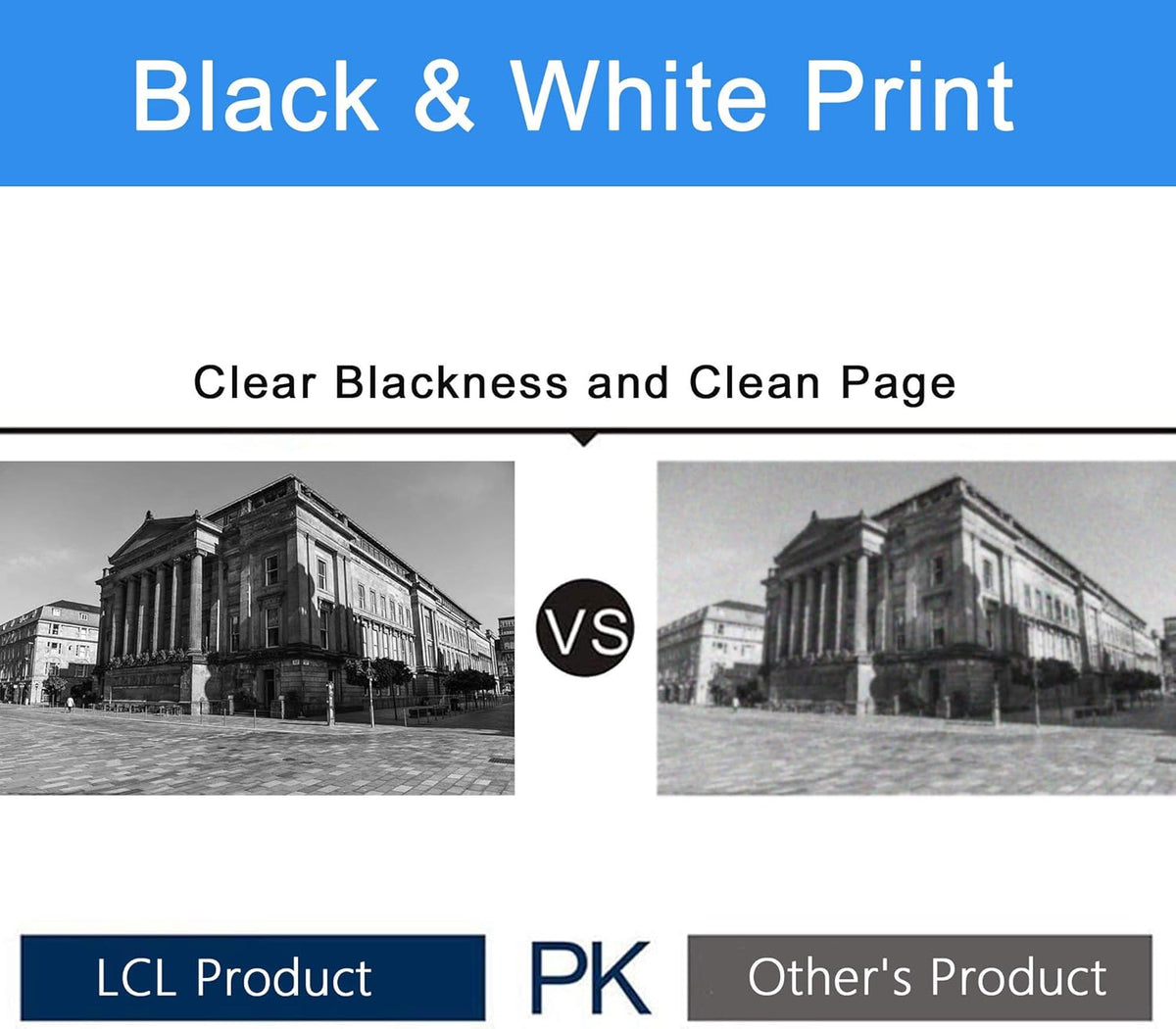Compatible Toner Cartridge Replacement 2-Pack Black B444069