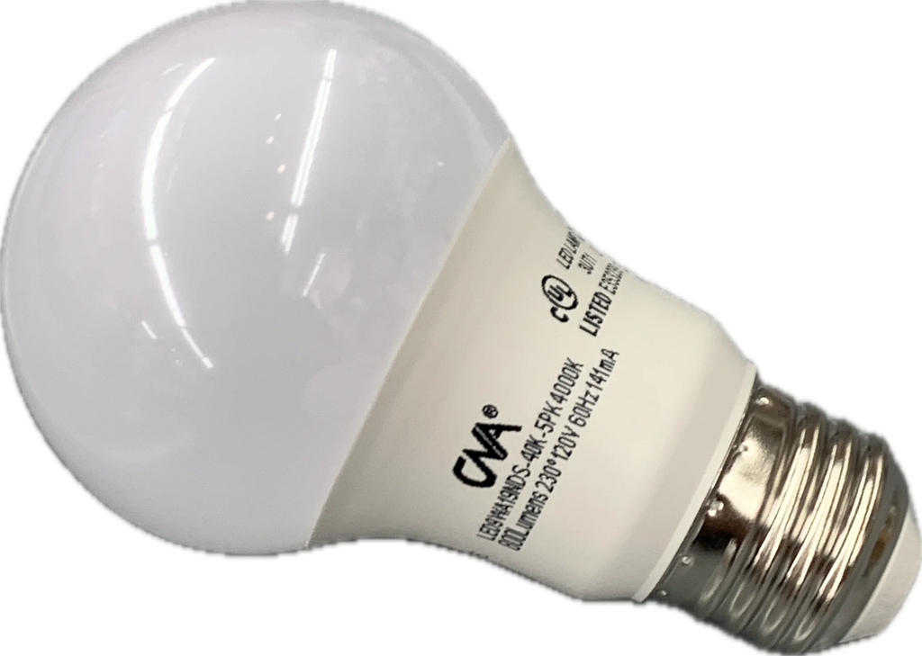 LED 9W A19 4000K Y59107
