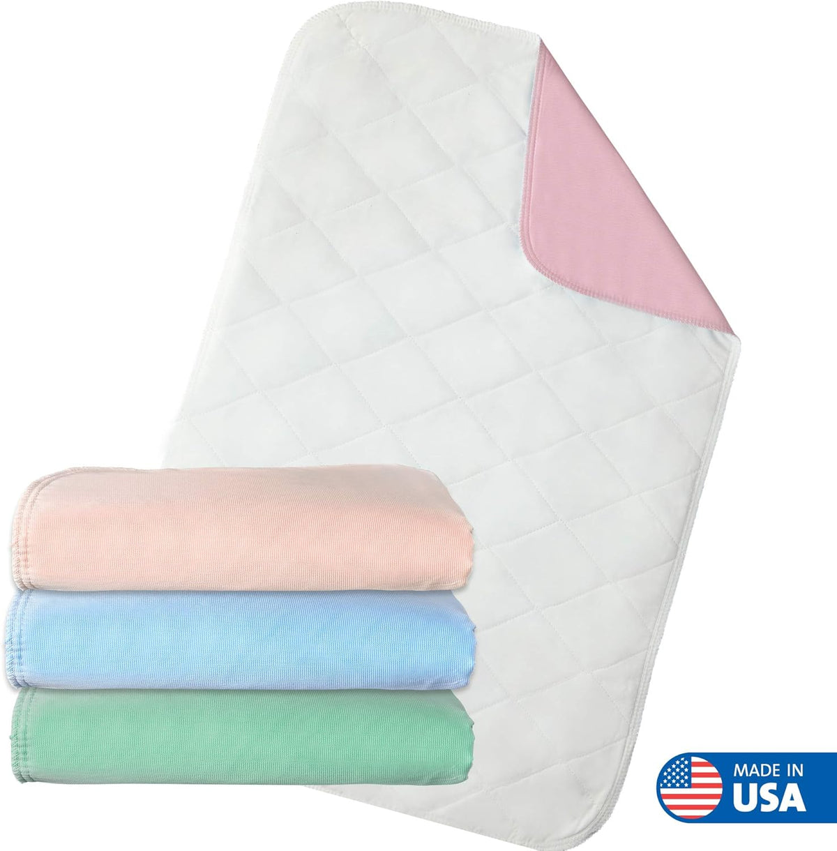 4 Pack 24” x 36” Reusable Waterproof Incontinence Bed Pads X599320