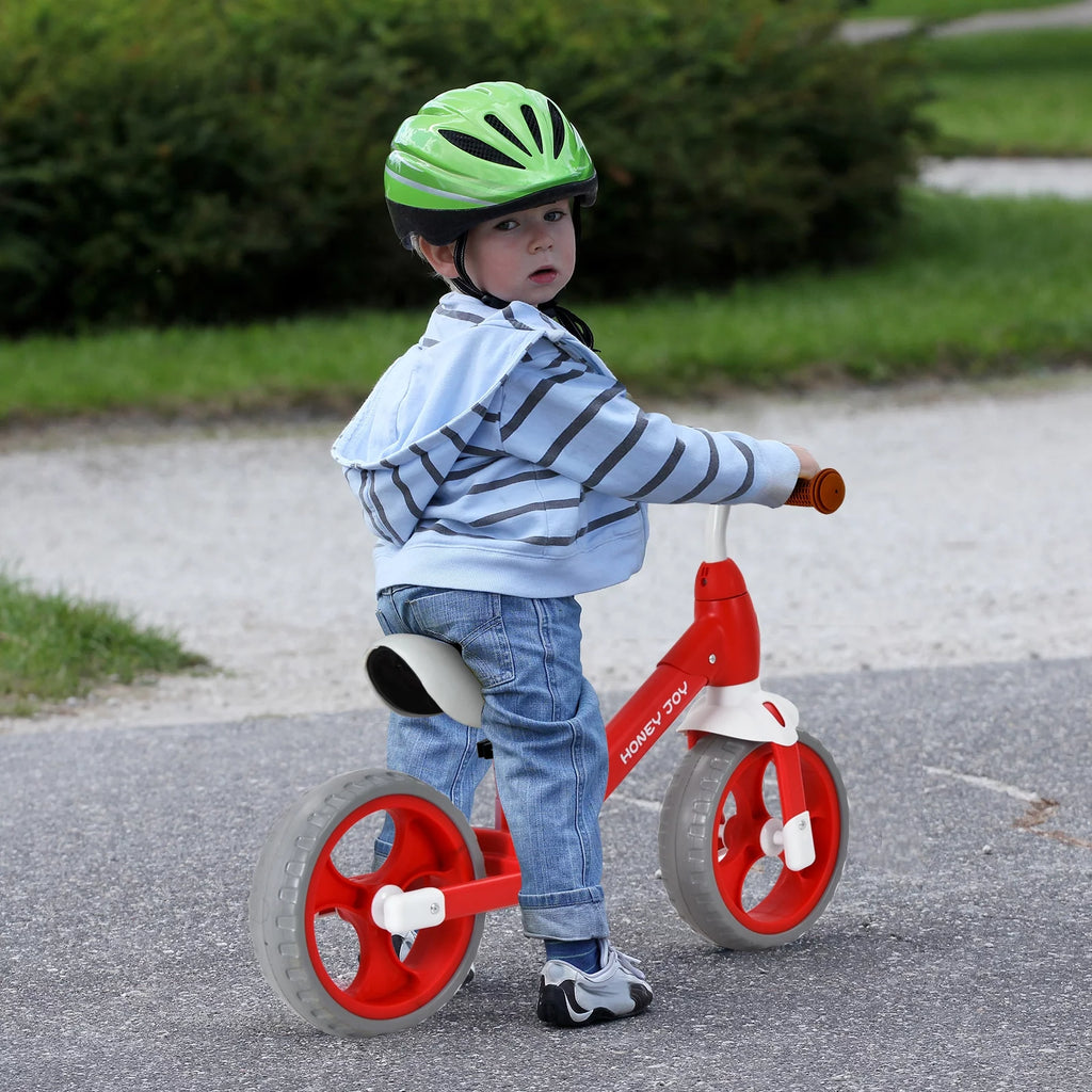 Kids Balance Bike with Feetrests Red D1859