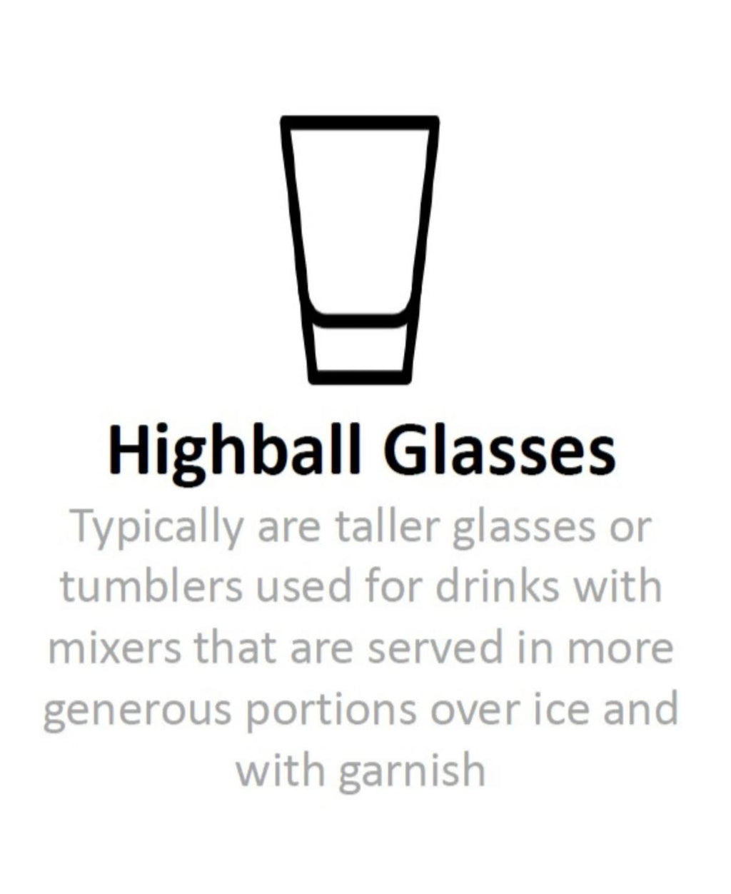 Set of 4 Highball Glasses M97718