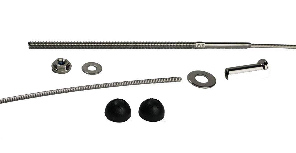 1 8 inch Stainless Steel Cable Railing Assembly Kit 20 Foot E10065