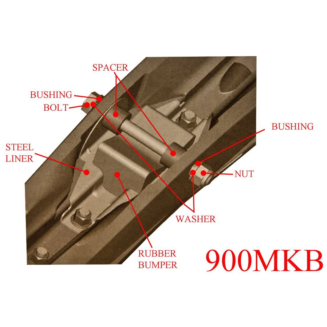Mounting Kit for Ski-Doo with DSA Suspension A903