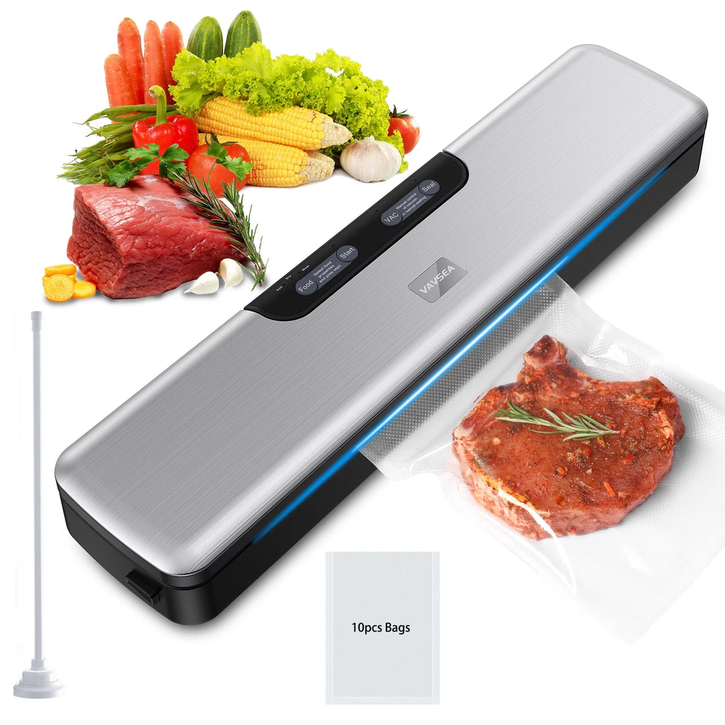 70Kpa Vacuum Sealer with Vacuum Hose & 10Pcs Bags F98877