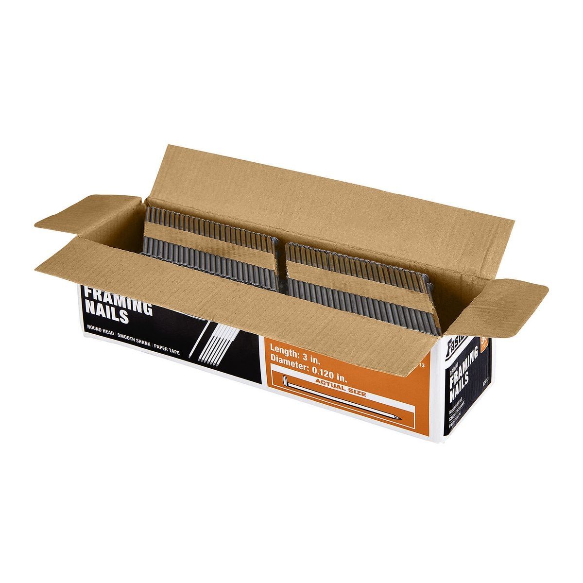 3 in. Bright Framing Nails, 2000 Pack H47653