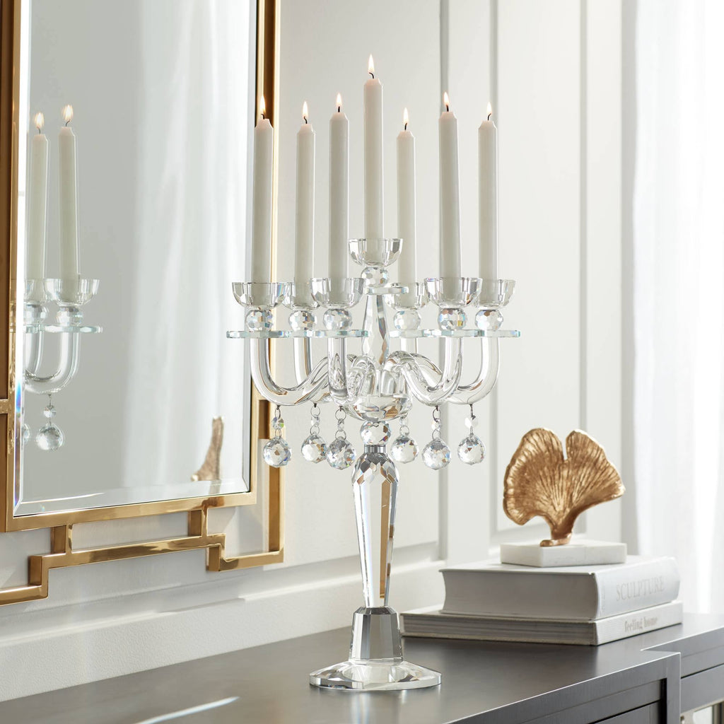 Crystal Candelabra Taper Candle Holder X9907
