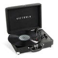 Portable Suitcase Record Player 3-Speed Turntable with Built-In Bluetooth Speakers H68259