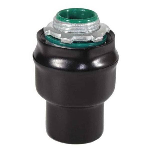 Straight PVC Coated Connector 3/4 In C597
