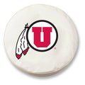White Vinyl Spare Tire Cover E691869