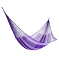 Purple Nylon Hand Woven Mayan Hammock B464067