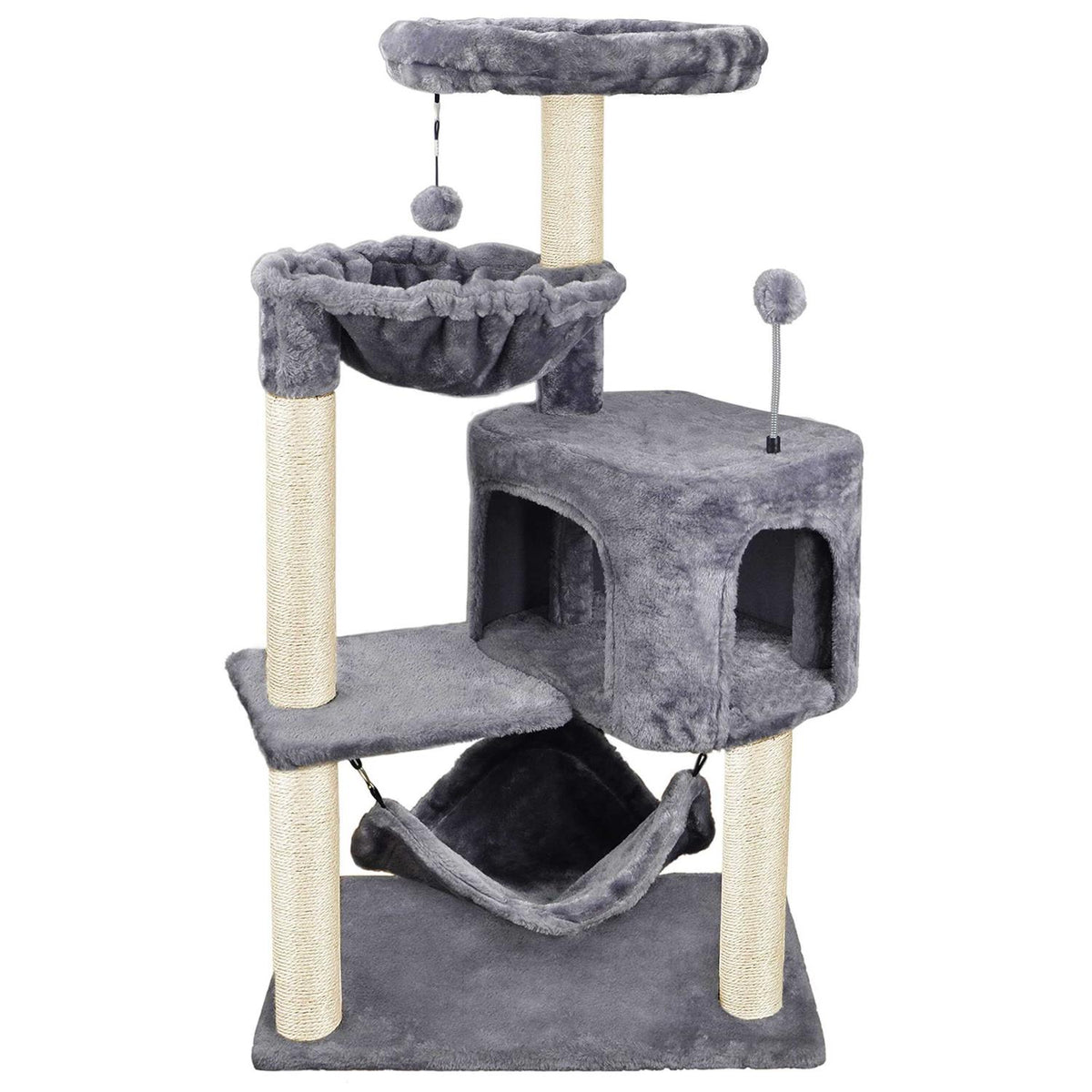 Cat Tree with Cat Condo and Hammock F6253